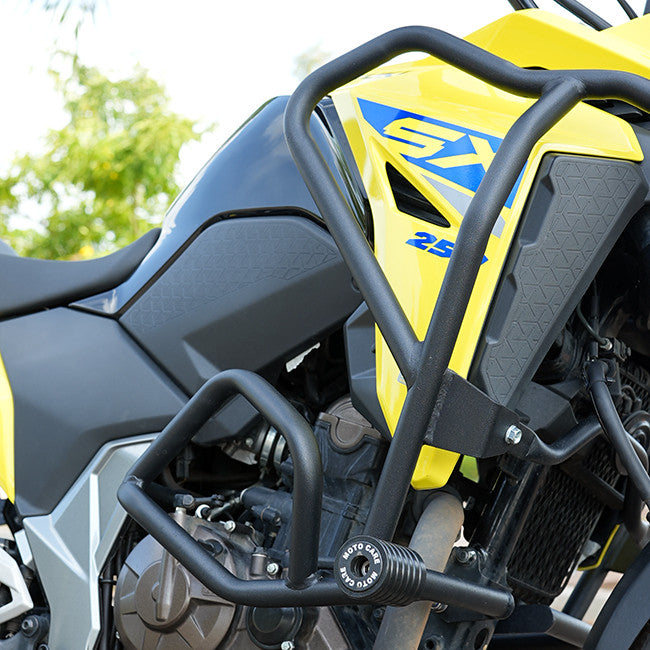 Motocare upper lower crash guard with sliders for Suzuki V-Strom
