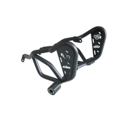 Motocare crash guard with dual sliders for KTM Duke 250
