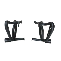 Motocare crash guard with dual sliders for KTM Duke 250
