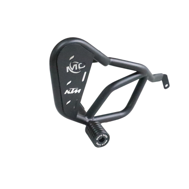Motocare crash guard with dual sliders for KTM Duke 250
