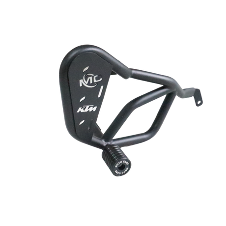 Motocare crash guard with dual sliders for KTM Duke 250
