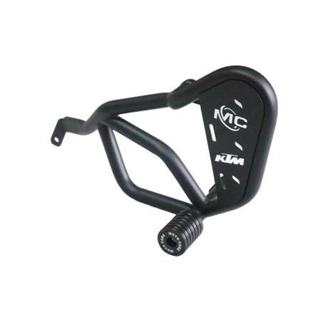 Motocare crash guard with dual sliders for KTM Duke 250
