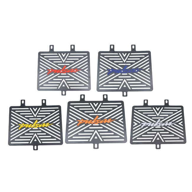 Bajaj Pulsar NS200 white, orange, red, Blue, yellow  radiator guard by MotoCare 