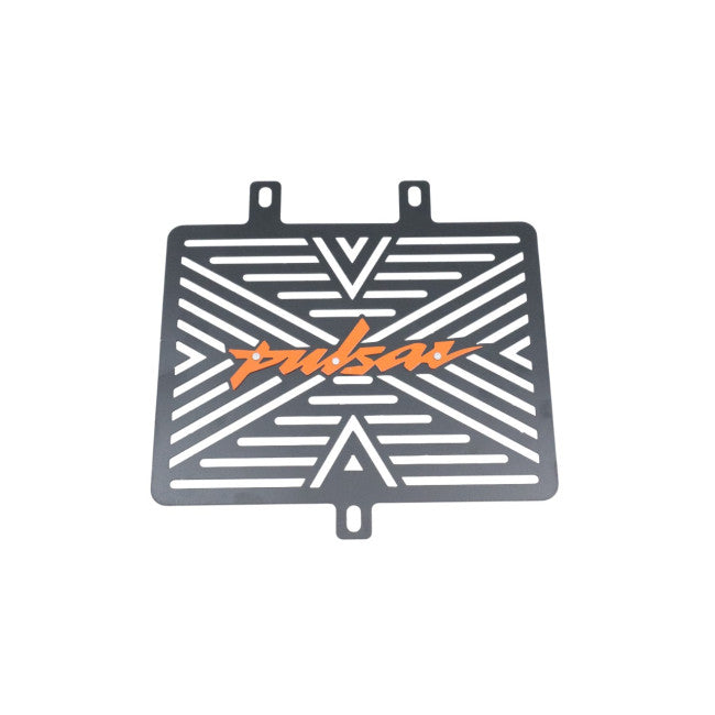 Bajaj Pulsar NS200 orange radiator guard by MotoCare
