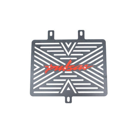 Bajaj Pulsar NS200 red radiator guard by MotoCare