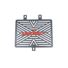 Bajaj Pulsar NS200 red radiator guard by MotoCare
