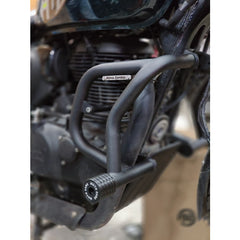 MotoCare crash guard with dual sliders for Royal Enfield Hunter 350