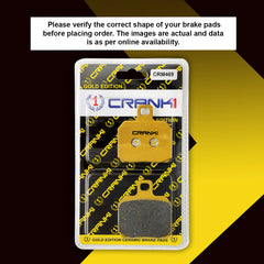 CRANK1 CRM469 ceramic rear brake pads for Ducati Streetfighter V4