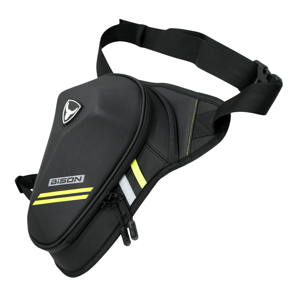 Bison ProGear Cruzo 5L motorcycle thigh bag with adjustable straps


