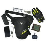 Bison ProGear Cruzo 5L motorcycle thigh bag with adjustable straps


