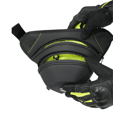 Bison ProGear Cruzo 5L motorcycle thigh bag with adjustable straps

