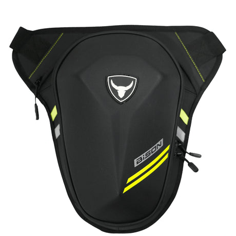 Bison ProGear Cruzo 5L motorcycle thigh bag with adjustable straps

