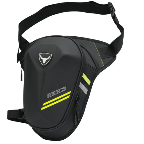 Bison ProGear Cruzo 5L motorcycle thigh bag with adjustable straps

