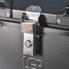 LGP 45L motorcycle top box with carbon finish and backrest

