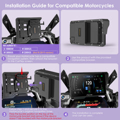 LBC Moto Carpuride W602BS BMW motorcycle display
