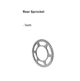 Rolon Nickel Chain and Sprocket Kit for Royal Enfield Classic 350 Bullet 350