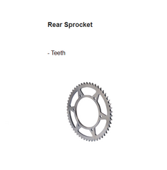 Rolon Nickel Chain and Sprocket Kit for Royal Enfield Classic 350 Bullet 350