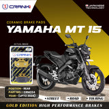 Crank1 CRM234 ceramic rear brake pads for Yamaha MT-15

