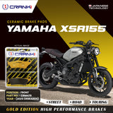CRANK1 CRM479 ceramic front motorcycle brake pads compatible with Yamaha XSR155 2025 onwards