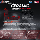 Ngage HB 163 Whisker Ceramic rear brake pads for BMW G 310 R

