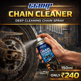 66BHP Motorcycle Chain Cleaner 150ml Spray Bottle