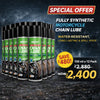 66BHP Fully Synthetic Motorcycle Chain Lube 150ml Spray