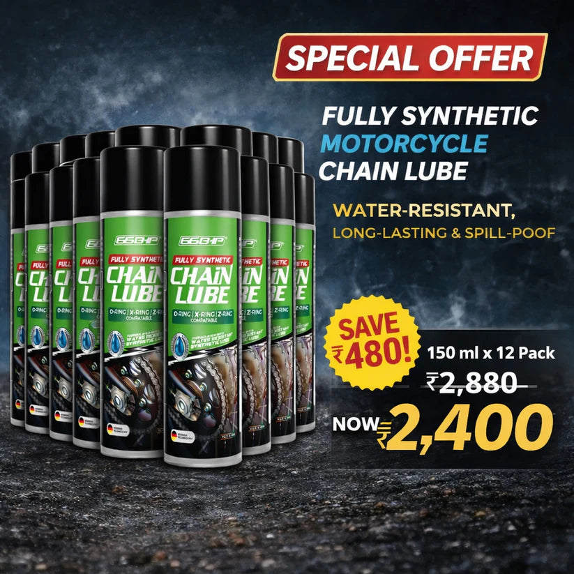 66BHP Fully Synthetic Motorcycle Chain Lube 150ml Spray