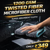 66BHP 1200 GSM Twisted Loop Microfiber Drying Cloth