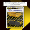 CRANK1 Ceramic Front Brake Pads CRM859 for Royal Enfield Classic 650 HH Rated Disc Brake Pads
