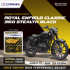 CRANK1 Ceramic Front Brake Pads for Royal Enfield Classic 350 Stealth Black
