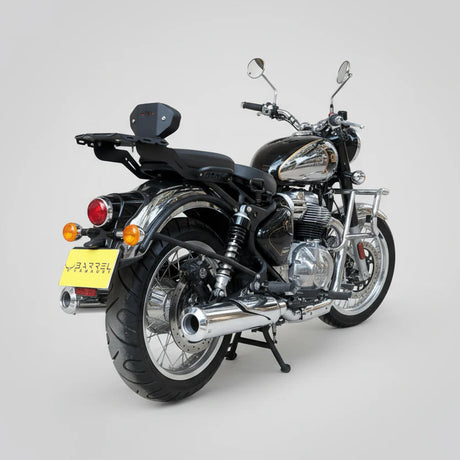 B-12 Bass Master stainless steel barrel exhaust for Royal Enfield Classic 650 motorcycle
