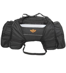 Guardian Gears Rhino 70L Motorcycle Tail Bag with Waterproof Rain Cover Universal Touring Luggage