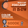 LGP 9 LED focused spot beam motorcycle light
