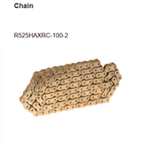 Brass Chain and Sprocket Kit 15T 38T 100 Links for Royal Enfield Continental GT 650 Interceptor 650 HAXRC 323NF