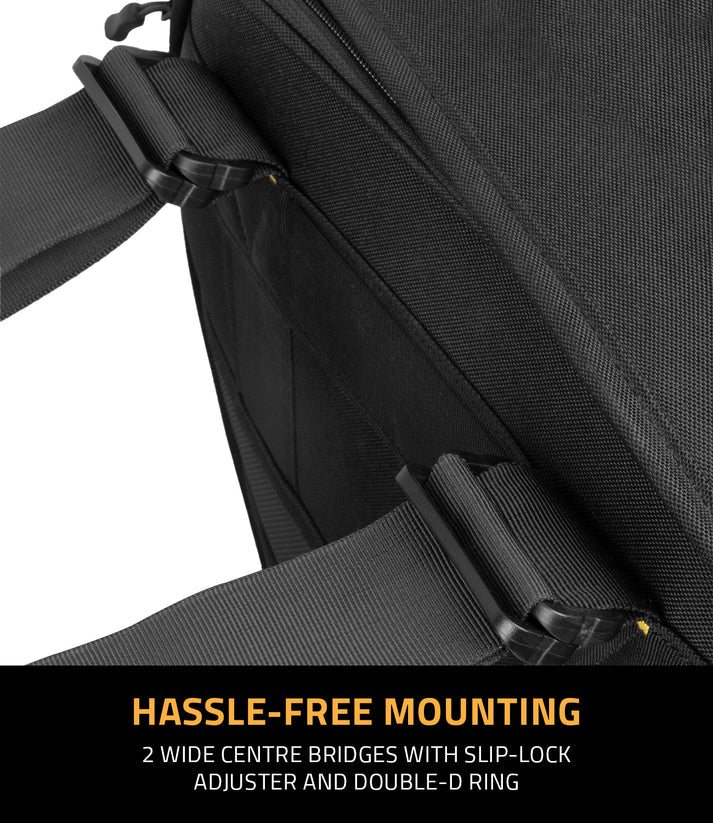 CRAMSTER Colt 52L expandable motorcycle saddlebags