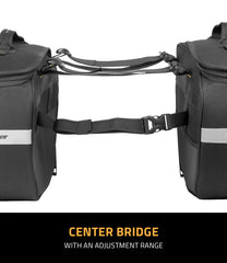 CRAMSTER Colt 52L expandable motorcycle saddlebags