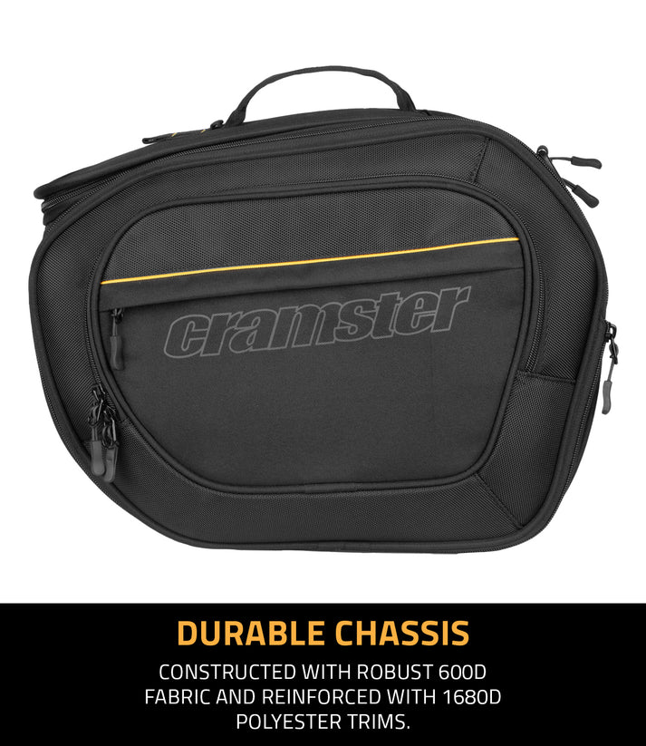 CRAMSTER Colt 52L expandable motorcycle saddlebags