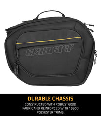 CRAMSTER Colt 52L expandable motorcycle saddlebags