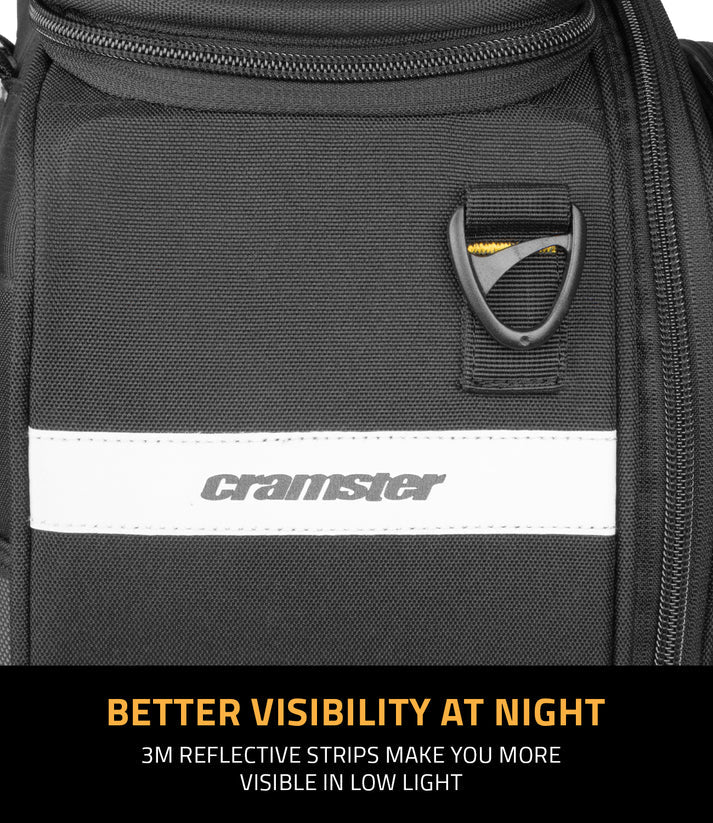CRAMSTER Colt 52L expandable motorcycle saddlebags