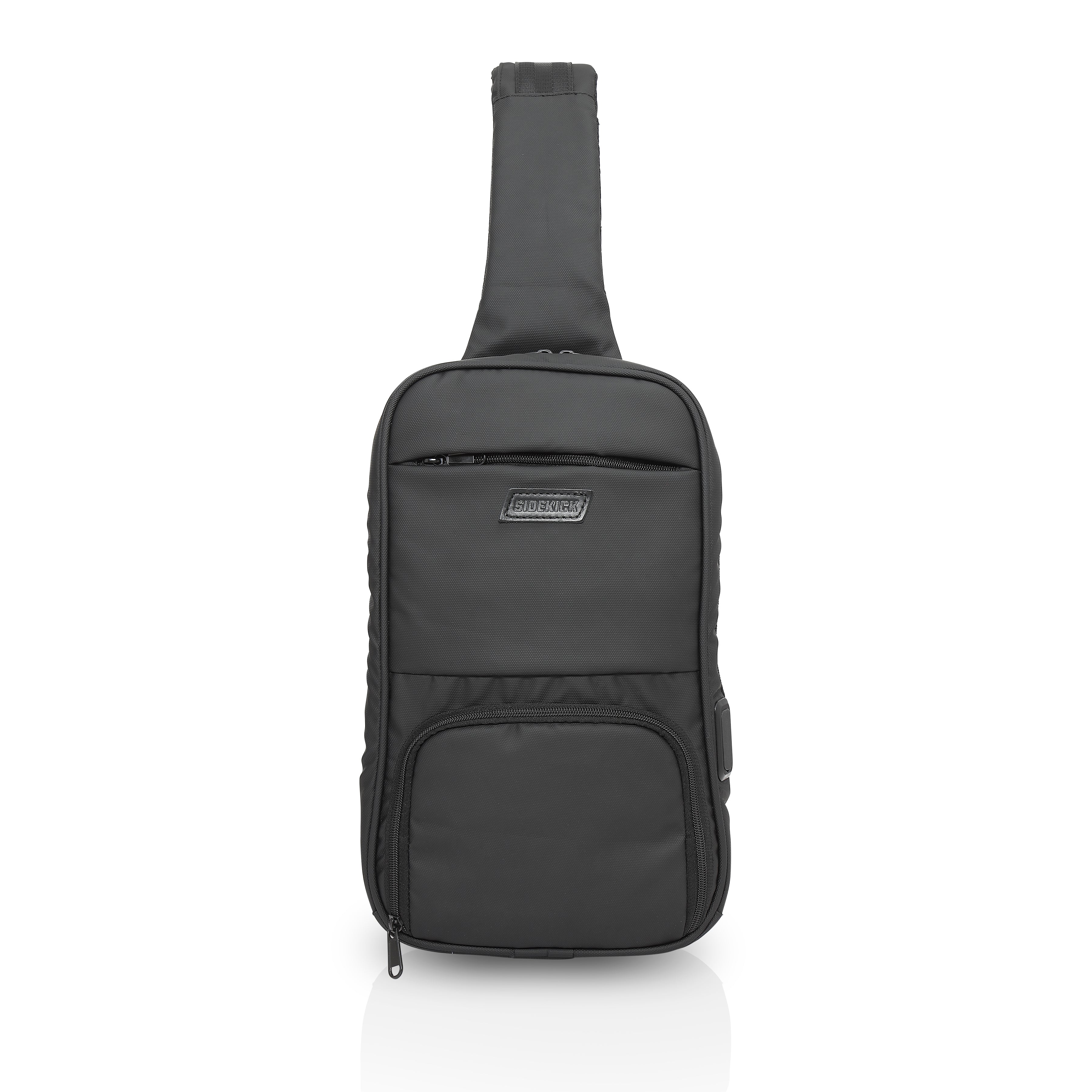 Guardian Gears SideKick Unisex Crossbody Sling Bag with USB Charging Port