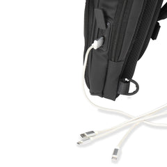 Guardian Gears SideKick Unisex Crossbody Sling Bag with USB Charging Port