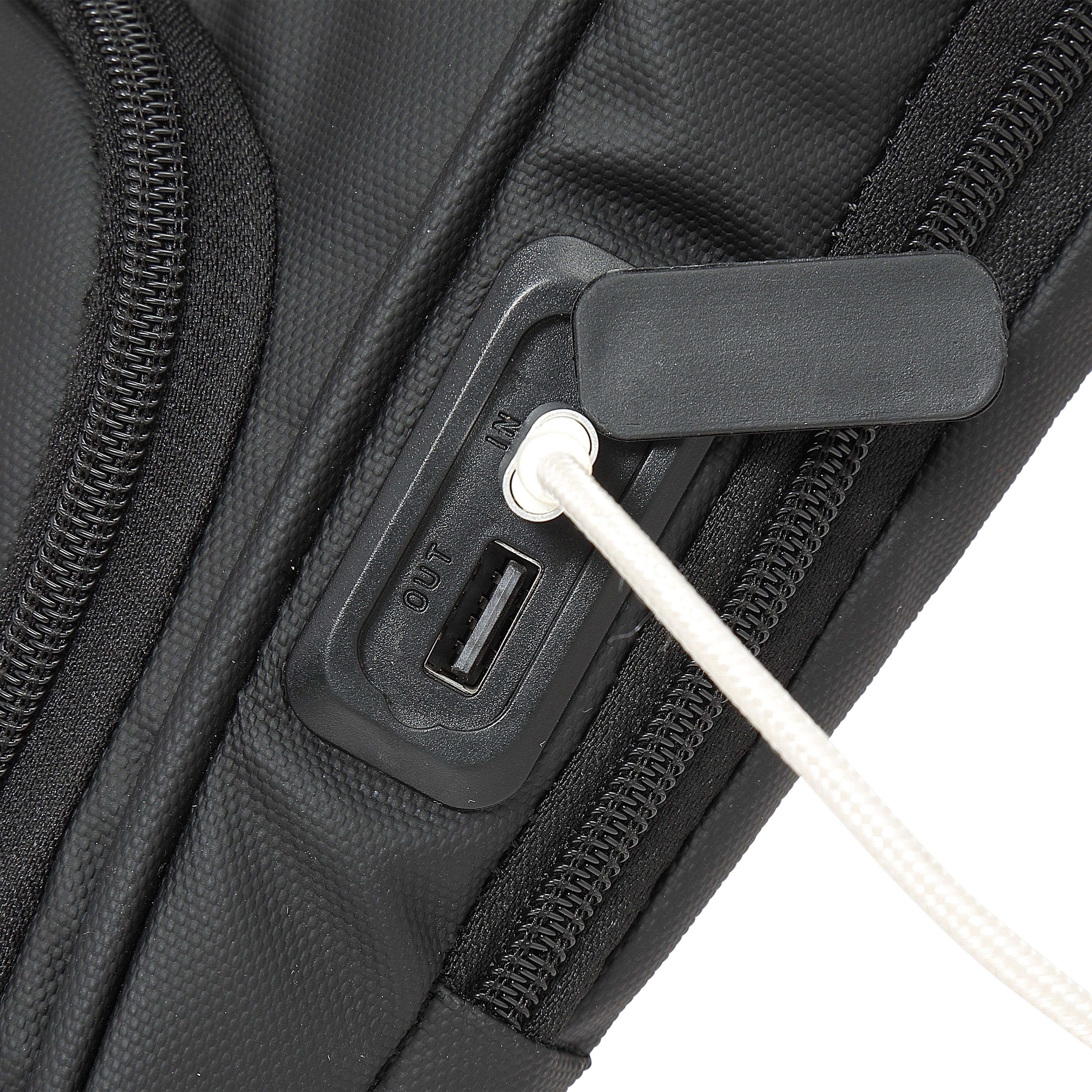 Guardian Gears SideKick Unisex Crossbody Sling Bag with USB Charging Port