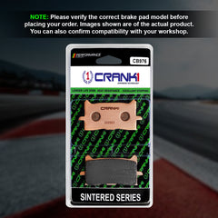 CRANK1 CB976 Sintered Front Brake Pads for Honda Africa Twin Adventure Sports (2020-2022) LEGUNDARY Custom