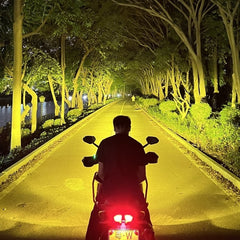 Moto Vanguard Future Eyes Z4 120W LED Auxiliary Lights with Flood Spot Beam and High Beam Sync