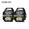 Moto Vanguard Future Eyes Z4 120W LED Auxiliary Lights with Flood Spot Beam and High Beam Sync
