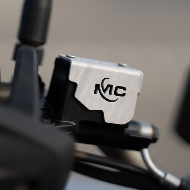 MotoCare CNC brake disc oil cap for TVS Apache RTX 300 master cylinder cover premium aluminum accessory