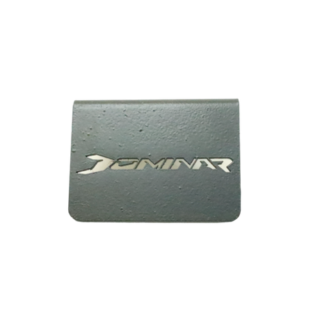 MotoCare stainless steel disc oil cap installed on Bajaj Dominar 400