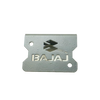 MotoCare stainless steel disc oil cap installed on Bajaj Dominar 400
