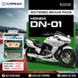 CRANK1 CB691 sintered front brake pads for Honda DN-01 (2008-2011) high-performance motorcycle braking upgrade.