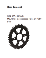 Brass Chain and Sprocket Kit 14T 46T 120 Links for Bajaj Dominar 250 HPORC 391